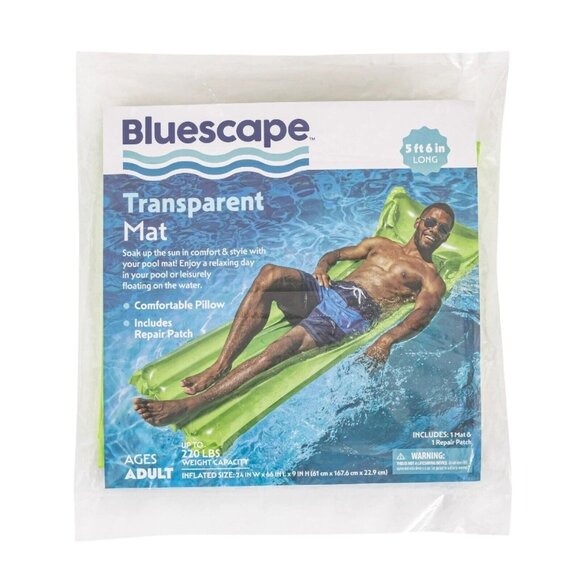 Bluescape Pink & Green Tropical Inflatable Swim Tube Pool Float Bundle! NEW! - Picture 6 of 9